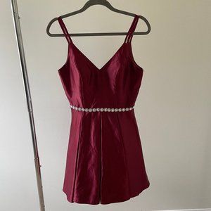Ruby Red Party Dress. Junior Size 7.